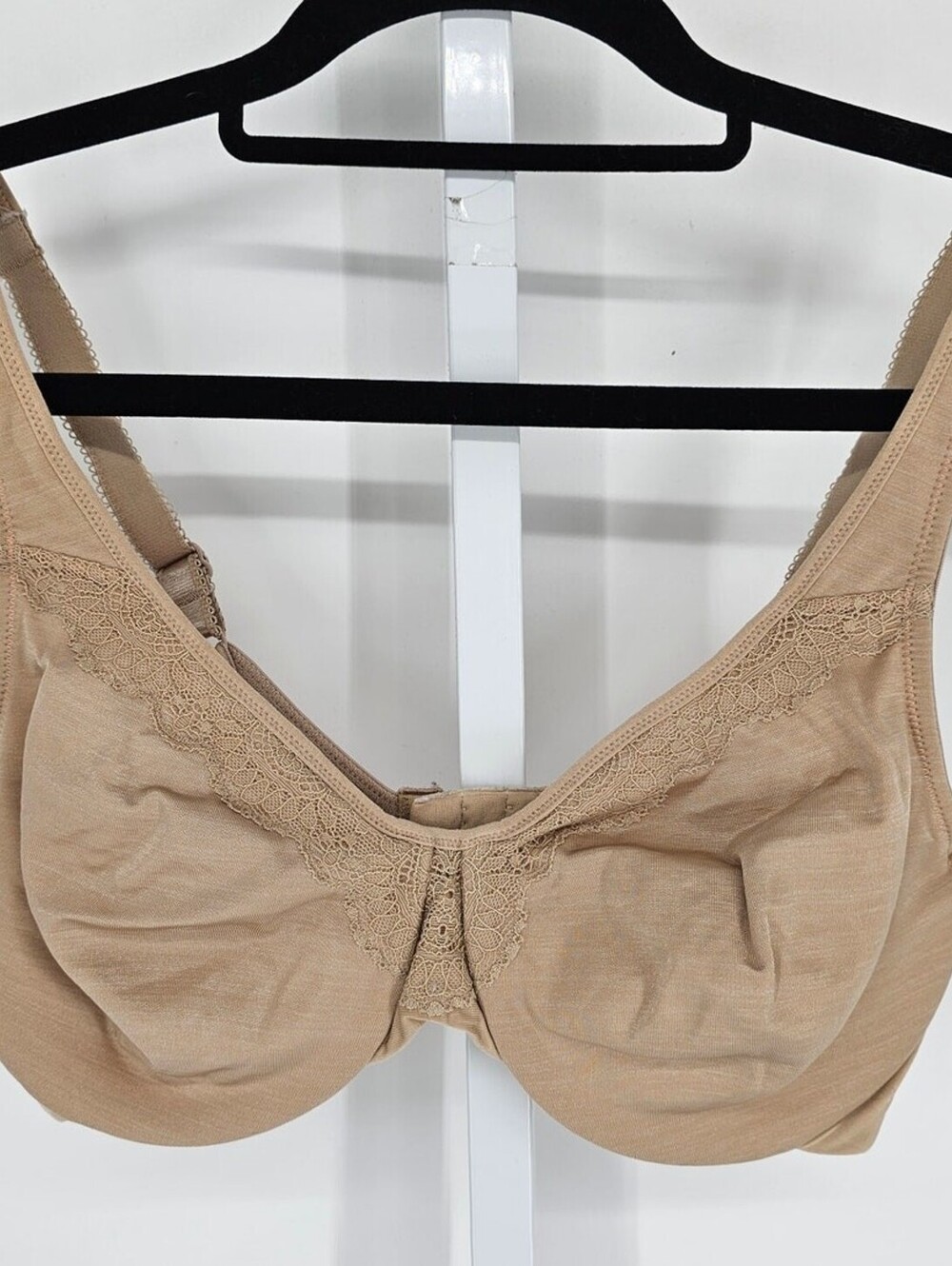 Vintage 1990s Bali Womens Sz 36D Unlined T Shirt Bra Dark beige
